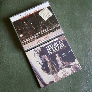 Lot of 2 Indigo Girls CD's Shaming of the Sun and 1200 Curfews 3 Total Discs